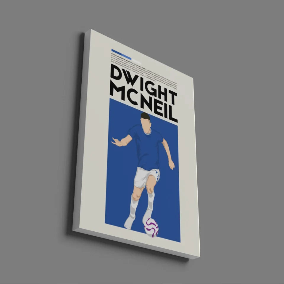 Dwight McNeil Everton - Minimalist