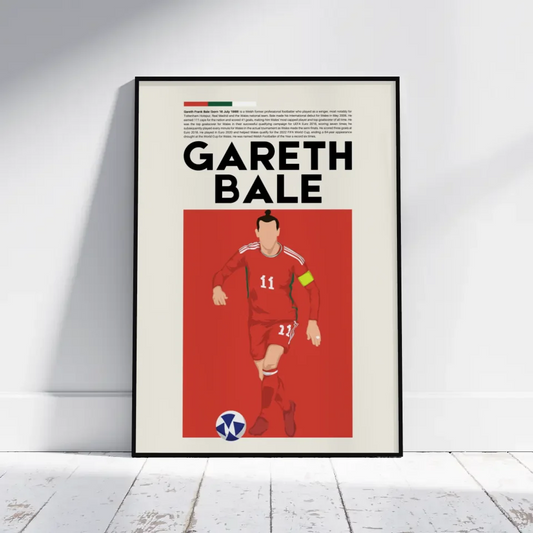 Gareth Bale Wales - Minimalist