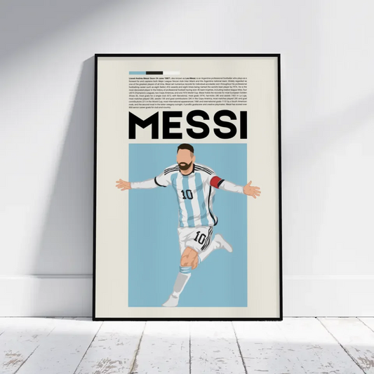 Lionel Messi Argentina - Minimalist