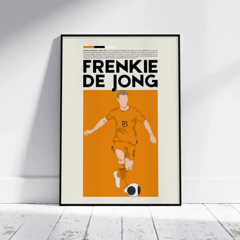 Frenkie de Jong Netherlands - Minimalist