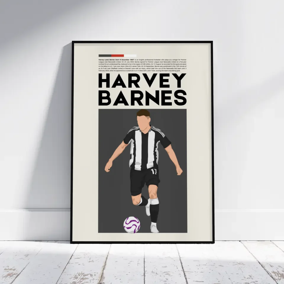 Harvey Barnes Newcastle - Minimalist