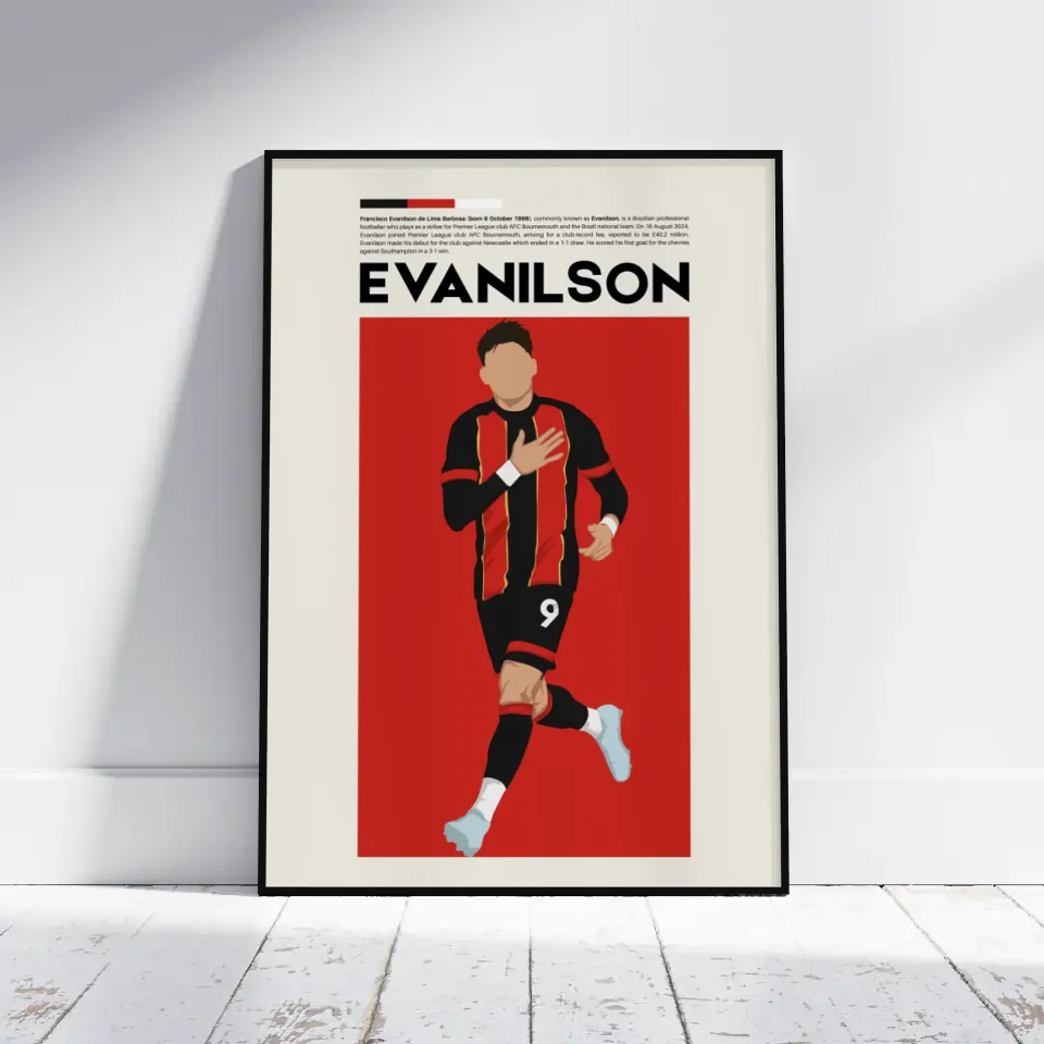 Evanilson Bournemouth - Minimalist