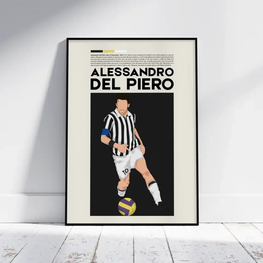 Alessandro Del Piero Juventus - Minimalist