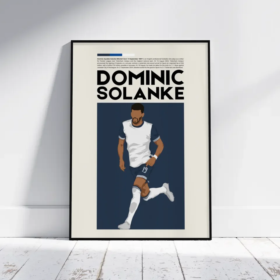 Dominic Solanke Tottenham - Minimalist