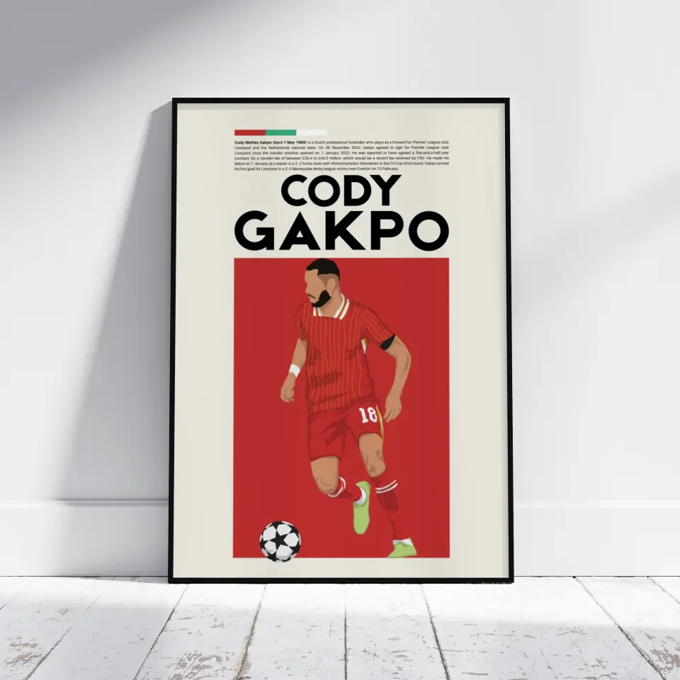 Cody Gakpo Liverpool - Minimalist