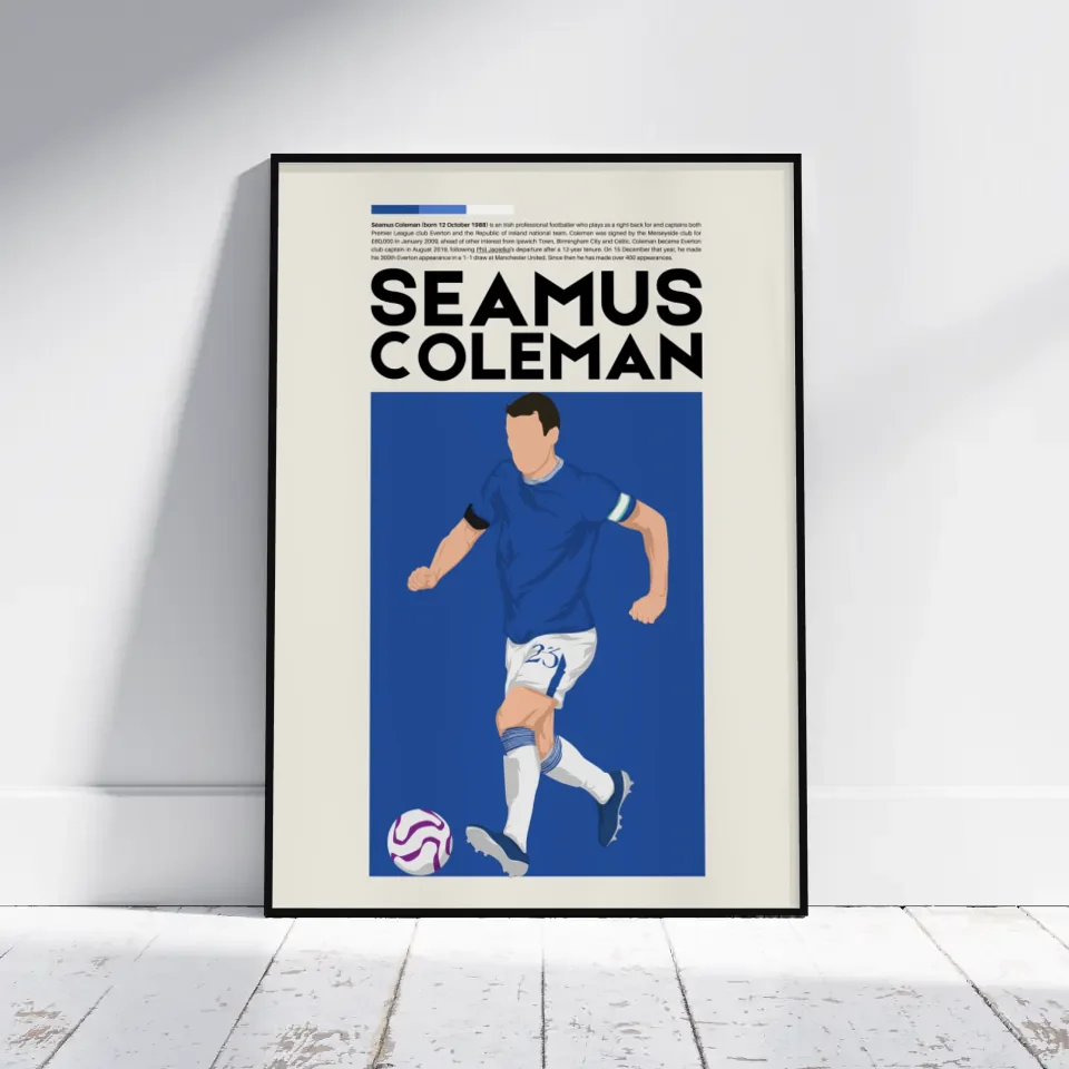 Séamus Coleman Everton - Minimalist