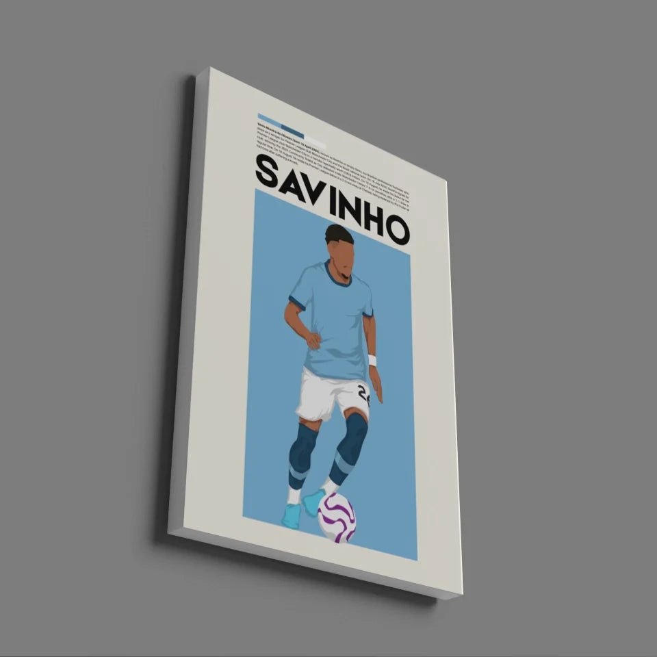 Savinho Man City - Minimalist